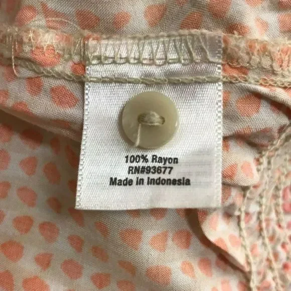 A.N.A. Women's Peach Pink Plus Size Sleeveless Blouse Tank‎ Top Size 2x - Picture 8 of 8